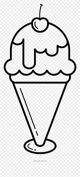 Ice Sundae Pinclipart Clipartkey sketch template