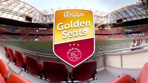 ziggo golden seats bij ajax  youtube
