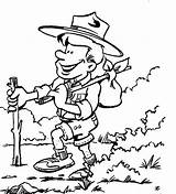 Coloring Pages Adventure Boy Scouting Scouts Color Tocolor sketch template