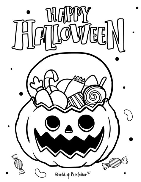 halloween coloring pages  kids adults world