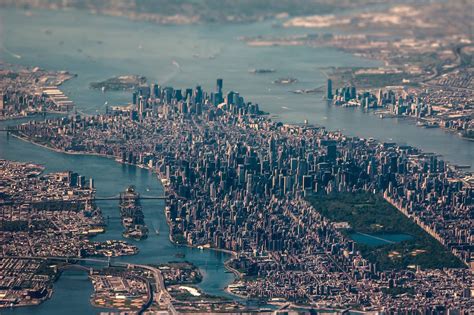 incredible aerial photo   york city rpics