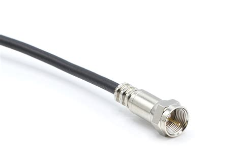 thin coax cable black rg coaxial cable  directv satellite catv  feet  ebay