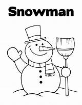 Coloring Snowman Pages Choose Board Child sketch template