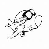 Vliegtuigen Drones sketch template