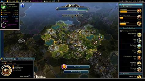 Lets Play Civilization V As Theodora Part 28 Gods And Kings