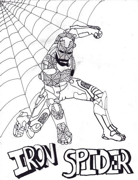 iron spider  jeff  deviantart