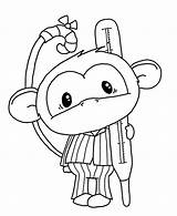Well Coloring Soon Pages Printable Monkey Kids sketch template