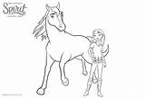 Spirit Coloring Pages Lucky Riding Horse Printable Color Getdrawings Kids Print Getcolorings sketch template