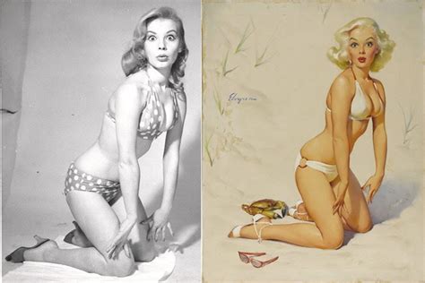 Gil Elvgren’s Pin Up Girls And Their Photo Reference