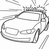 Coloring Car Pages Police Print Popular Kids sketch template