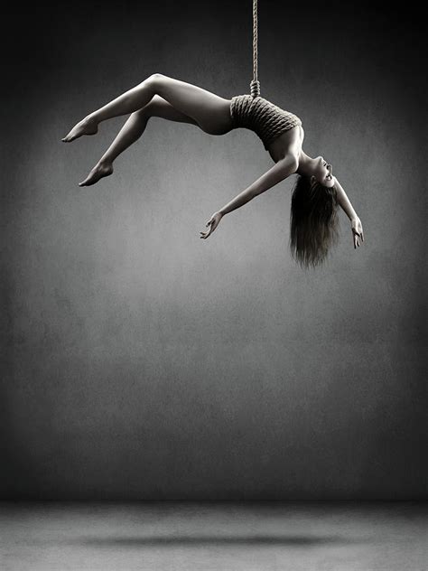 Woman Hanging On A Rope Photograph By Johan Swanepoel Fine Art America