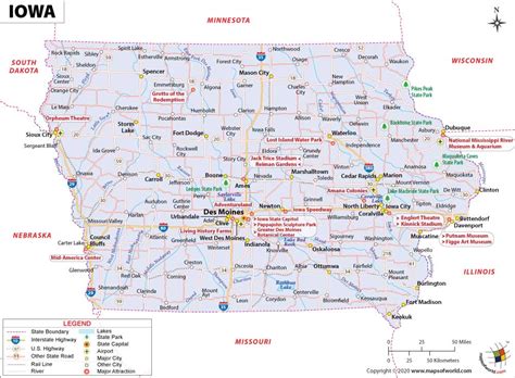 Buy Reference Map Of Iowa