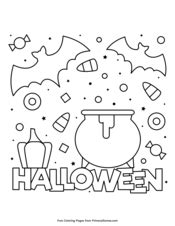 halloween coloring pages  printable   primarygames