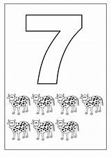 Number Coloring Activityshelter Cows Cocomelon Familyfriendlywork sketch template