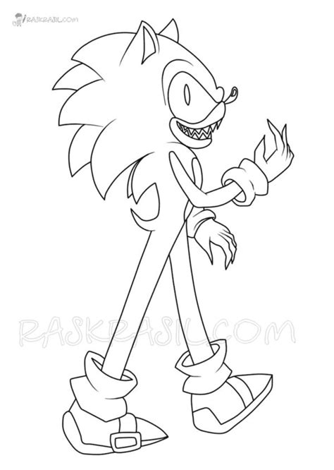 darkspine sonic coloring pages