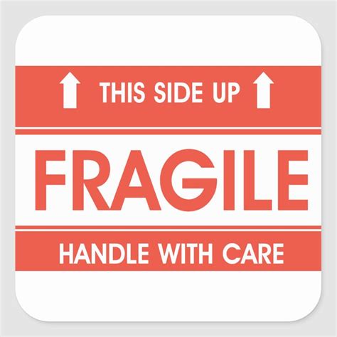 fragile sign stickers zazzle sticker sign post sticker fragile