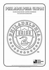 Coloring Pages Union Philadelphia Logo Soccer Mls Cool Logos Kids Clubs Fc City Orlando Sc sketch template