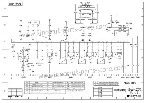 howo truck electric diagram abs driving recorder sinotruk howo truck wiring electrical