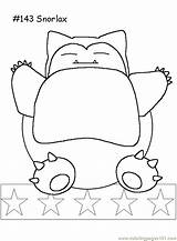 Coloring Snorlax Pages Pokemon Comments Template sketch template