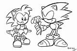 Coloring Sonic Pages Amy Tails Hedgehog Printable Print Exe Color Super Colouring Drawing Baby Characters Kids Metal Games Shadow Rose sketch template