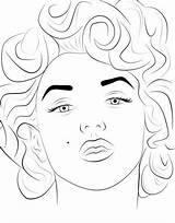 Marilyn Monroe Pages Daum sketch template