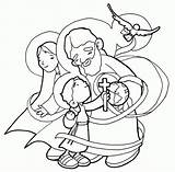 Coloring Holy Trinity Family Pages Lourdes Lady La Para Catholic Santisima Clipart Drawing Catequesis Comments Getdrawings Popular Library Coloringhome sketch template