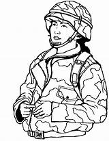 Coloring Pages Military Soldier Woman Artilery Heavy Color sketch template