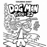 Dogman Pilkey Scholastic Dav Fetch Adults Getdrawings Dachshund sketch template