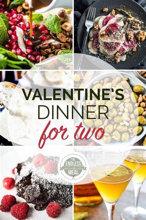 romantic valentine s day dinner menu for two recipe valentines