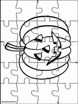 Halloween Puzzles Printable Jigsaw Cut Kids Activities Puzzle Coloring Pages Websincloud Outs Color Printables Drawing sketch template