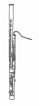 Bassoon sketch template