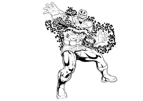 printable thanos coloring pages