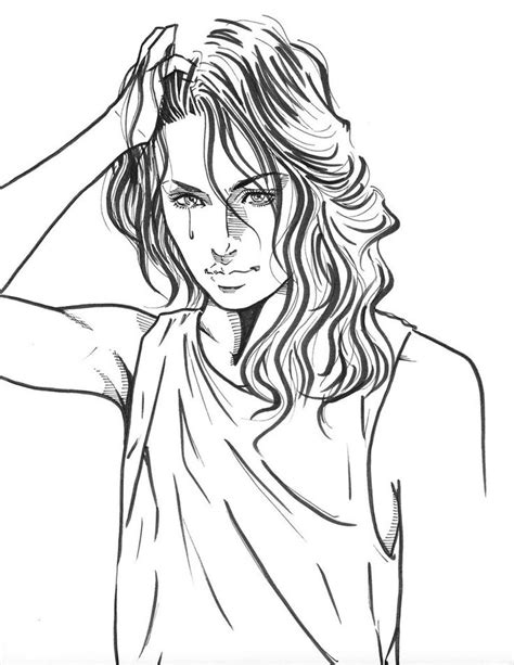 realistic tumblr girl coloring pages inactive zone