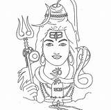 Shiva Coloring Hindu Hinduism Xcolorings Vishnu Brahma Radha Krishna sketch template