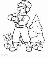 Coloring Pages Christmas Fight Snowball Kids Drawing Bat Outline Fun Clipart Food Fast Getdrawings Printable Having Library Printing Help sketch template