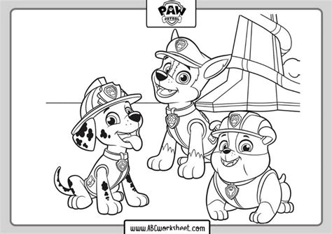 paw patrol easter coloring pages