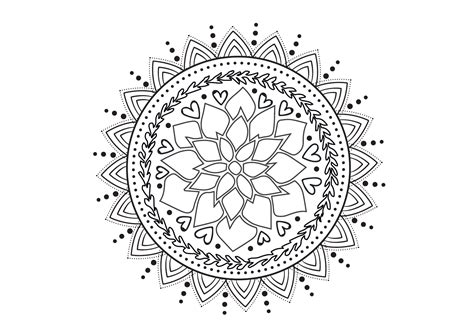 mandala coloring sheet  printable  stress relief  dandy blog