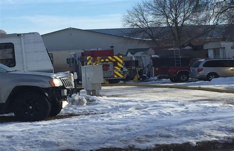 spencer fire crews respond  mobile home fire big country