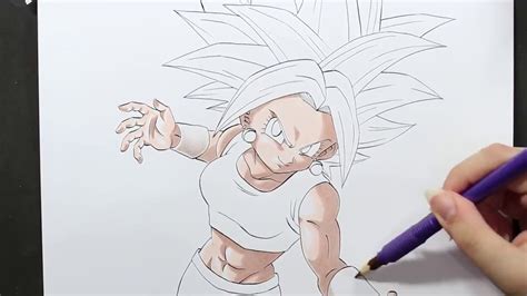 Como Desenhar E Pintar O Drawing Kefla Dragon Ball