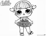 Lol Coloring Surprise Pages Doll Cherry Printable Series Bettercoloring sketch template