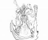 Darksiders Death Weapon Ii Coloring Pages Fujiwara Yumiko sketch template