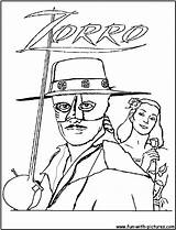 Zorro Zoro Colorat Planse Getdrawings sketch template