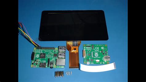raspberry pi  touch screen lcd assembly youtube