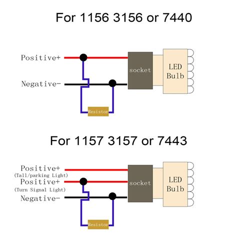 led load resistor wiring diagram wiring diagram
