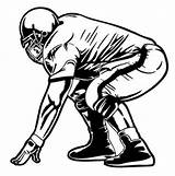 Lineman Defensive Futebol Desenhos Americano Offensive Capacete Clipartmag sketch template