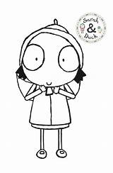 Sarah Duck Coloring Colouring Pages Kids Sara Make Pato Portrait Sheet Sprout Birthday Cake Book Cbeebies Party sketch template