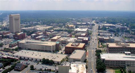 spartanburg sc  downtown area photo picture image south