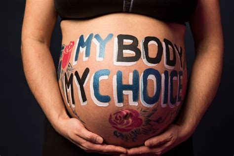 6 Pregnant Women Wore Their Politics On Their Bodies For Pro Choice