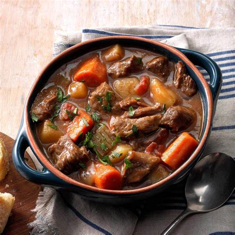 slow cooker beef stew recipe taste  home