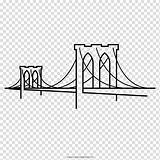 Ponte Pont Mewarnai Lukisan Jembatan Hiclipart Minyak Keunikan Pngwing sketch template
